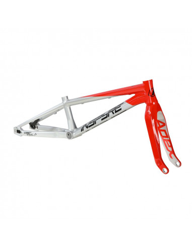 Inspyre Concorde V3 Frame/Fork Kit - Racing Red / Grey
