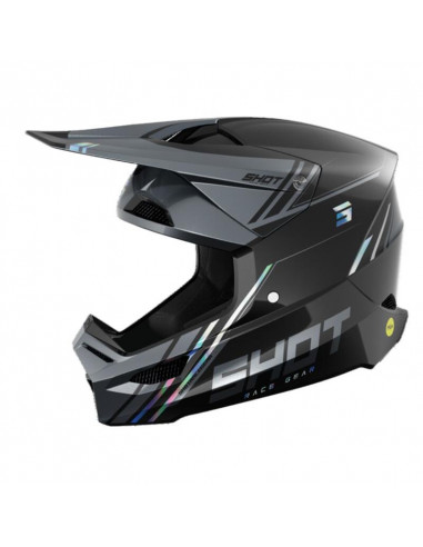 Shot Race Sprint Helmet - Holographic Black Pearly