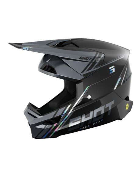 Shot Race Sprint Helmet - Holographic Black Pearly