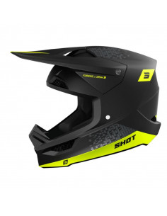 Casque Shot Furious - Draw Neon Yellow