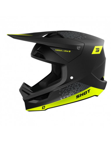 Shot Furious Helmet - Draw Neon Yellow