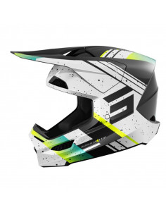 Shot Furious Helmet - Mirage Blue Neon Yellow Pearly
