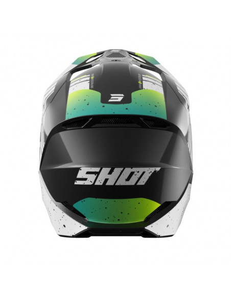 Shot Furious Helmet - Mirage Blue Neon Yellow Pearly