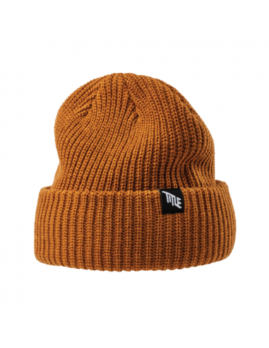 Title Beanie - Brown
