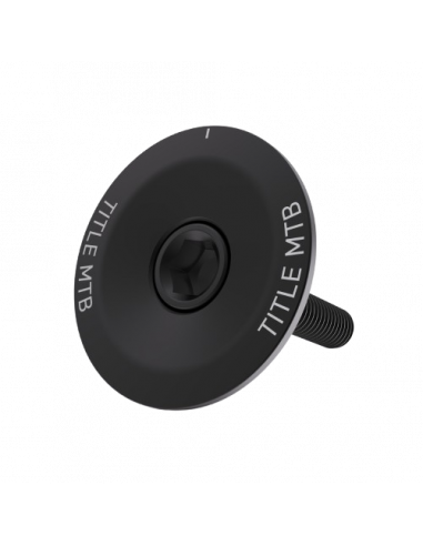 Top Cap Title - Black