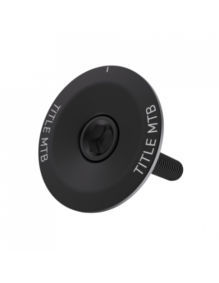 Top Cap Title - Black
