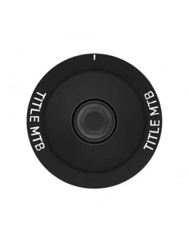 Top Cap Title - Black