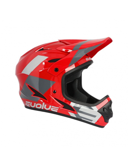 Casque Evolve Storm - Glossy Red/Grey