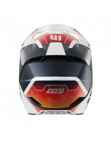 Shot Furious Kid Helmet - Phaser Blue Red Pearly