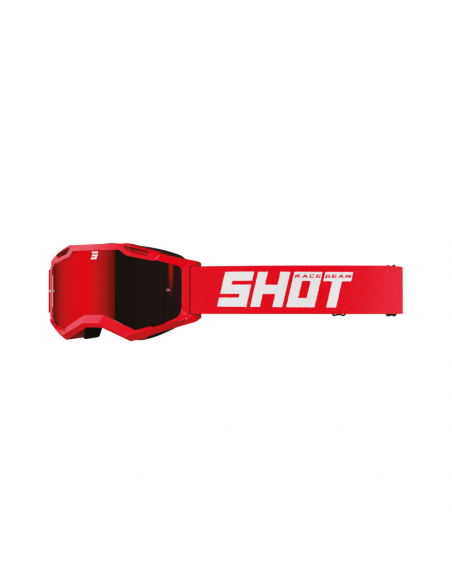 Masque Shot Assault 2.0 - Solid Irridium Red Glossy