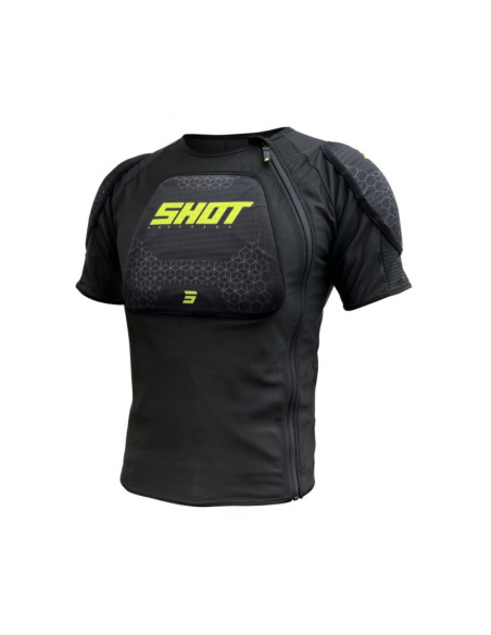 Gilet Shot Airlight Kid - Manches Courtes - Black/Neon Yellow