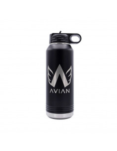 Avian Water Bottle - 1L - Black