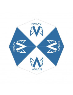 Parapluie Avian - Blue/White