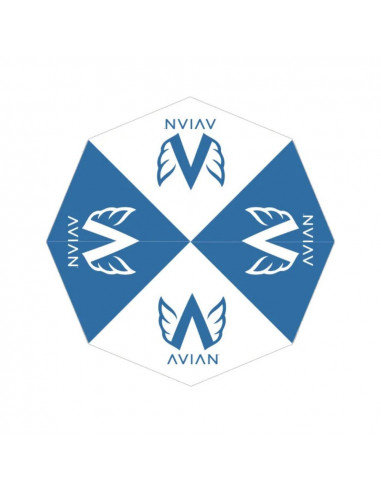 Parapluie Avian - Blue/White