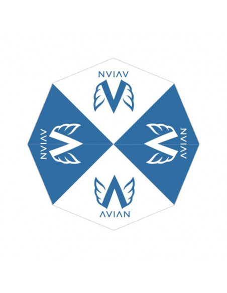 Parapluie Avian - Blue/White