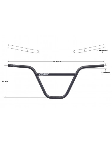Odyssey 10-4 Handlebar 10'' Black