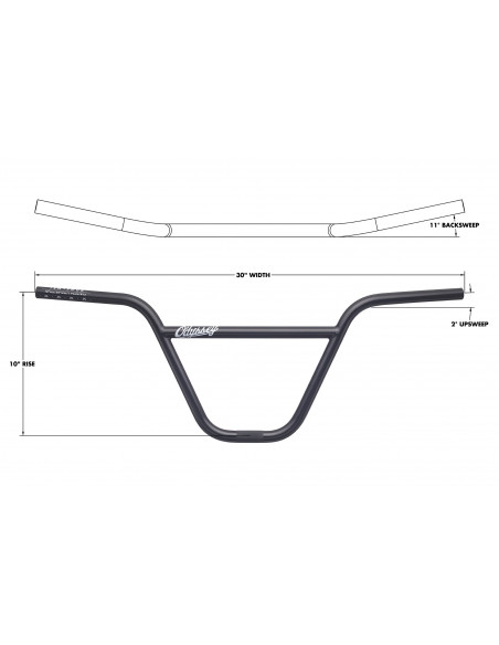 Odyssey 10-4 Handlebar 10'' Black