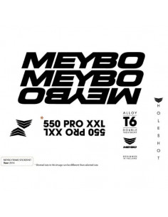 Meybo Holeshot Stickers Pack - Black