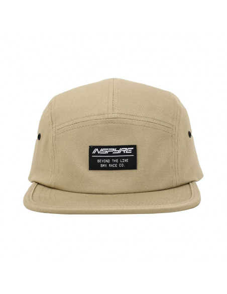 Inspyre 5 Panel Cap - Beyond The Line Patch - Brown