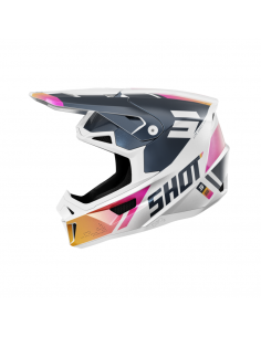 Casque Shot Lite - Ultra Blue Orange Pink Pearly