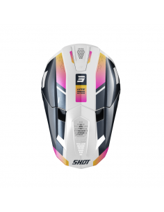 Casque Shot Lite - Ultra Blue Orange Pink Pearly 2