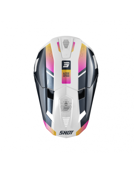 Shot Lite Helmet - Ultra Blue Orange Pink Pearly