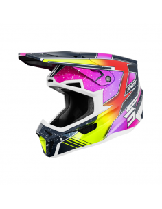 Shot Lite Helmet - Racing Blue Neon Yellow Pearly