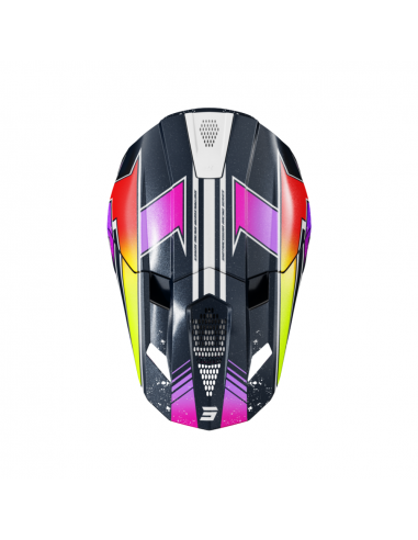 Shot Lite Helmet - Racing Blue Neon Yellow Pearly