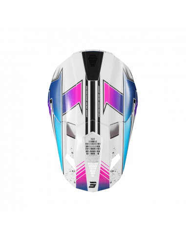Casque Shot Lite - Racing White Pink Pearly