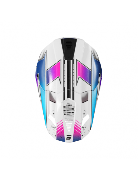 Casque Shot Lite - Racing White Pink Pearly