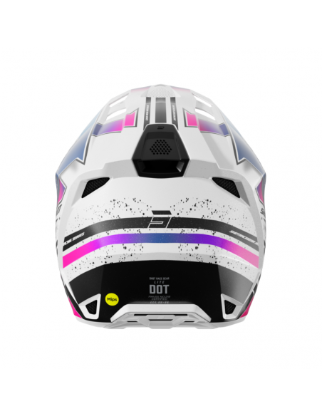 Casque Shot Lite - Racing White Pink Pearly