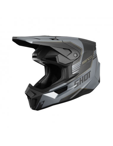 Shot Lite Helmet - S10 Black Grey Matt