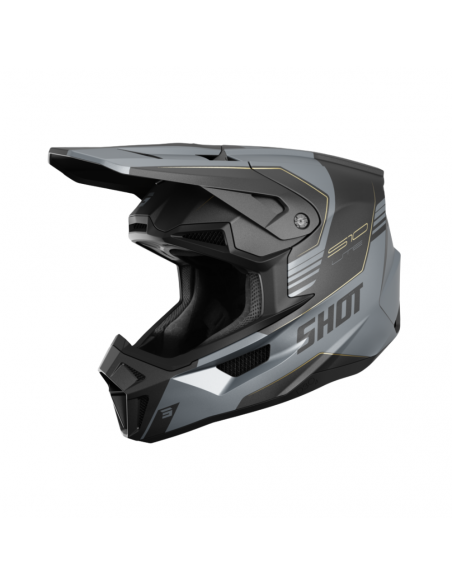 Shot Lite Helmet - S10 Black Grey Matt
