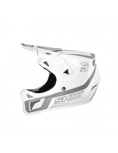 Shot Rogue Adult Helmet - Armada - White Pearly