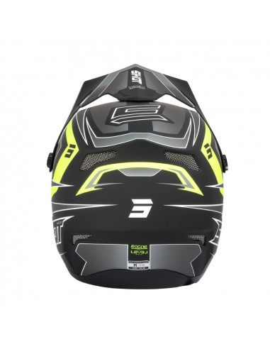 Shot Rogue Kid Helmet - Level - Black Neon Yellow Matt