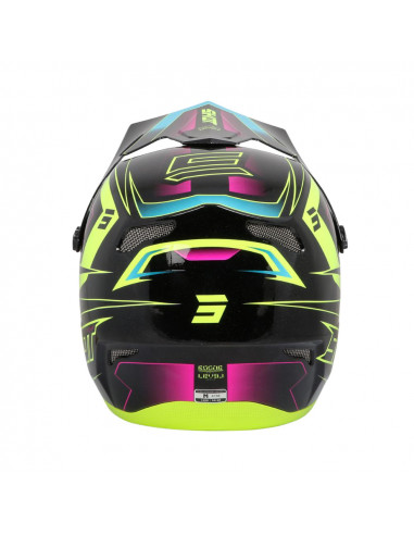 Casque Shot Rogue Enfant - Level - Neon Yellow/Pink Pearly