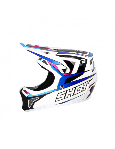 Casque Shot Rogue Enfant - Level - White Blue Pearly
