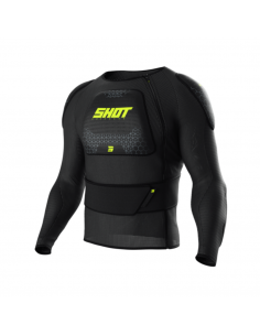 Gilet Shot Airlight Kid - Manches Longues - Black/Neon Yellow