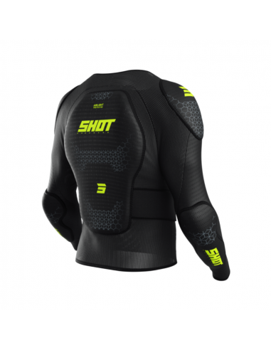 Gilet Shot Airlight - Manches Longues - Black/Neon Yellow