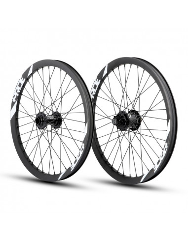Roues 20" (406) Pride Wave Matt White - Matrix 20/15mm - Black