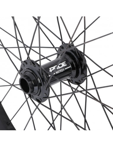 Roues 20" (406) Pride Wave Matt White - Matrix 20/15mm - Black