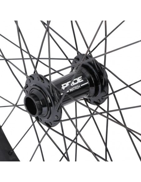 Roues 20" (406) Pride Wave Matt White - Matrix 20/15mm - Black