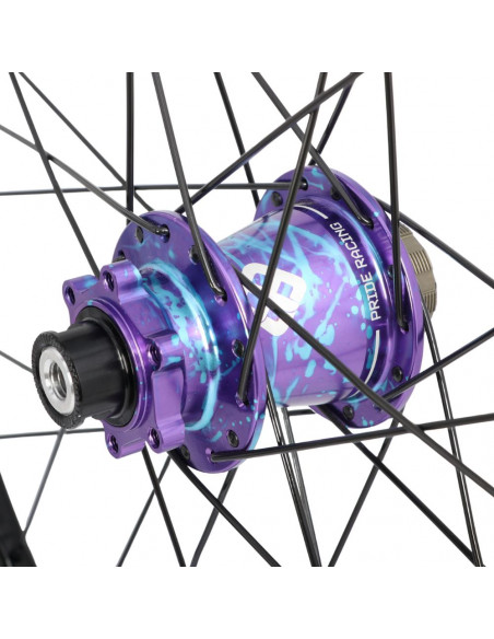 Wheels 20" (451) Pride Wave Gloss Black / Pride Control 10/10mm - Splash Blu/Pur