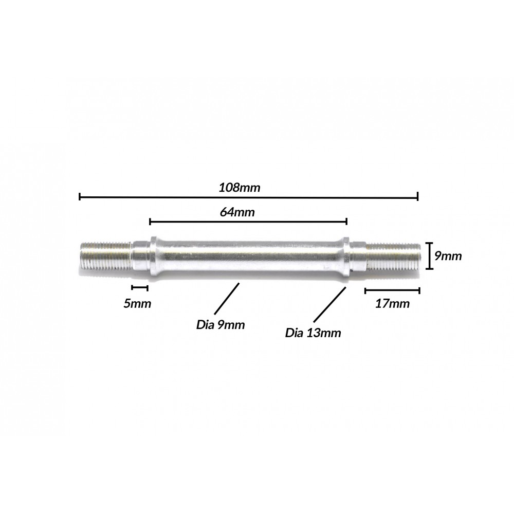 AXE MOYEU AVANT PRIDE RIVAL EX