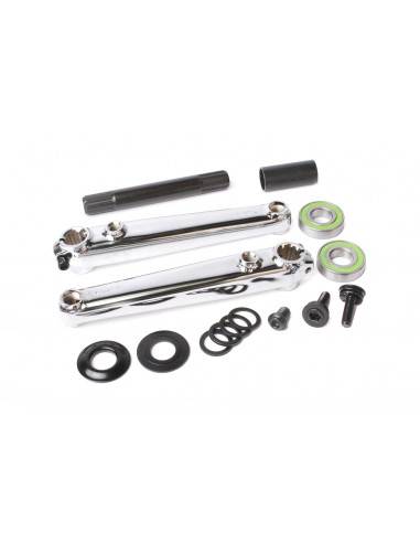 Sunday Saker V2 Crankset Chrome + Bearings