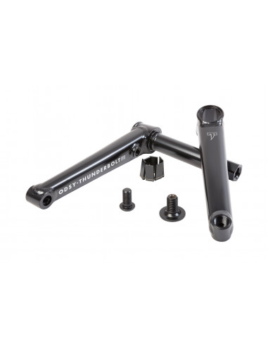 Odyssey Thunderbolt Cranks W/O Bearings Black