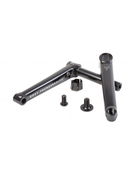 Odyssey Thunderbolt Cranks W/O Bearings Black