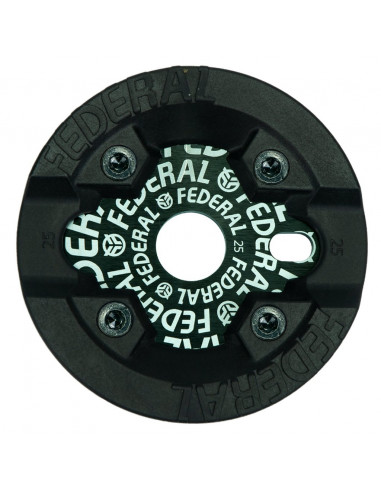 Federal Logo Solid Sprocket W/ Impact Guard Black
