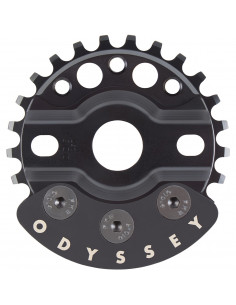 Odyssey Halfbash (W/Guard) 25t & 28t Black Sprocket