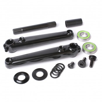 SUNDAY SAKER V2 CRANKSET BLACK + BEARINGS